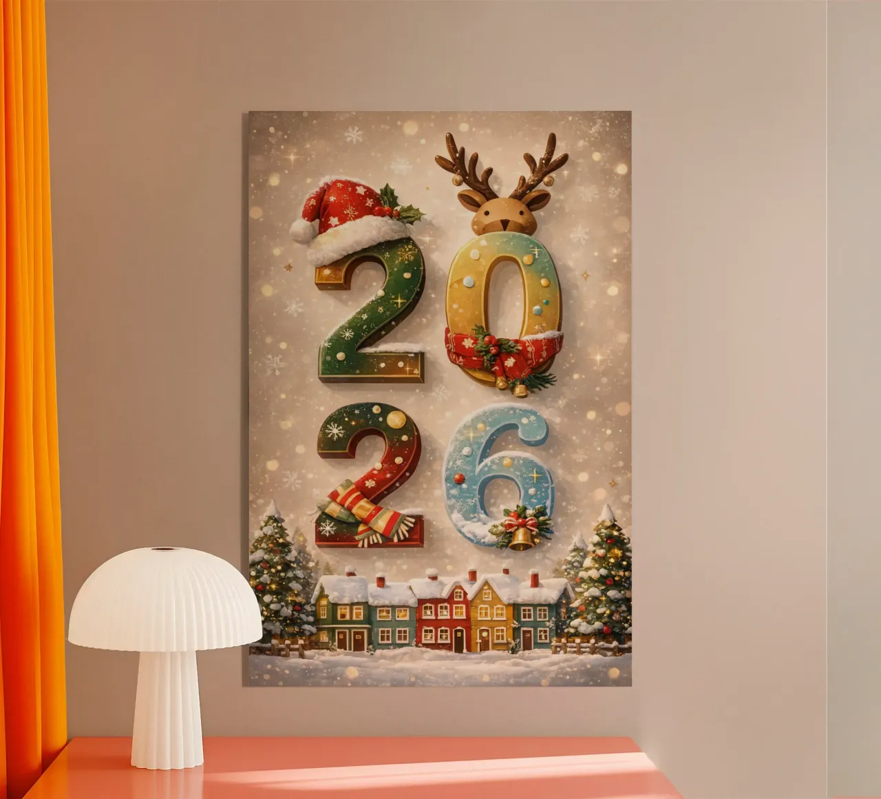 Hello 2026 plexiglass da Nordic Noel Studio