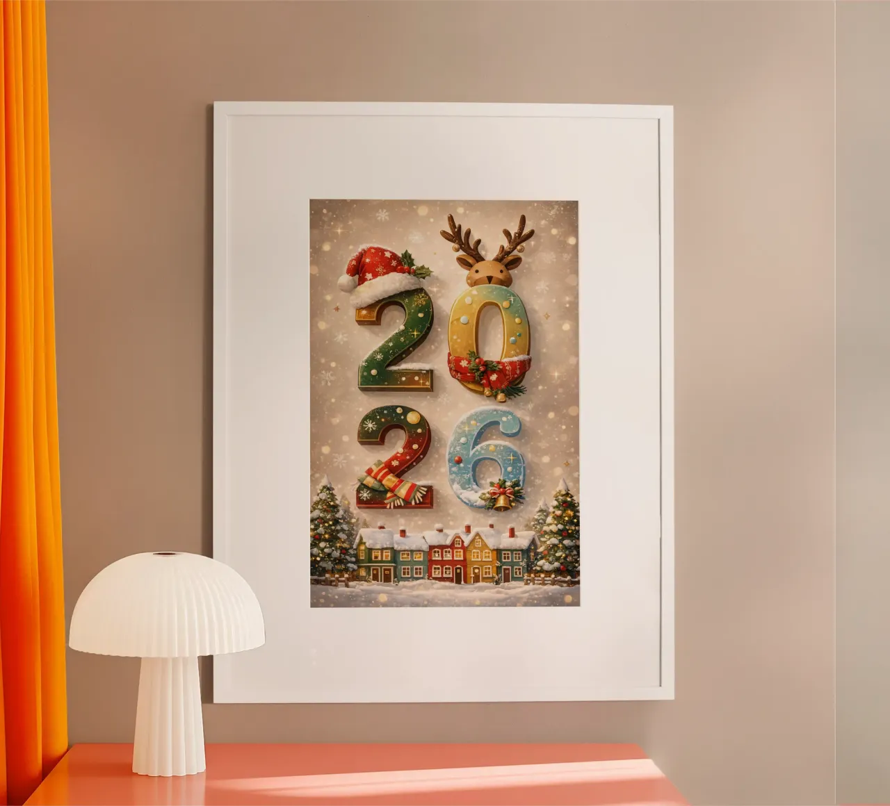 Hello 2026 poster da Nordic Noel Studio