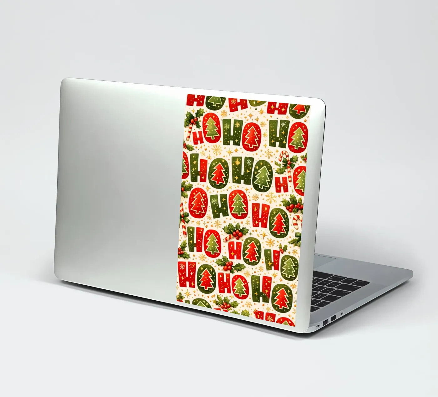 'Ho Ho'-patroon sticker van Nordic Noel Studio