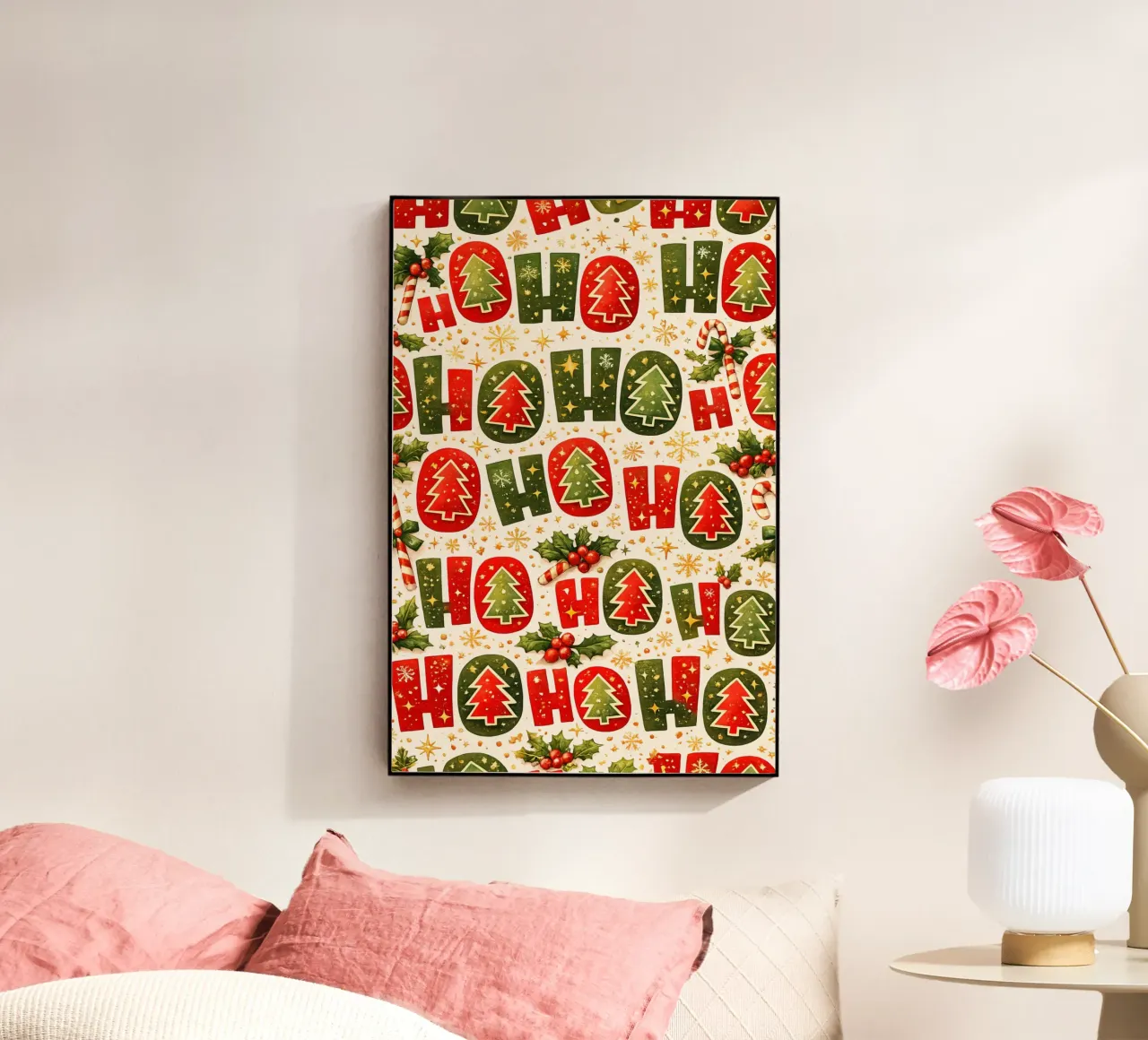'Ho Ho' Pattern plexiglass da Nordic Noel Studio