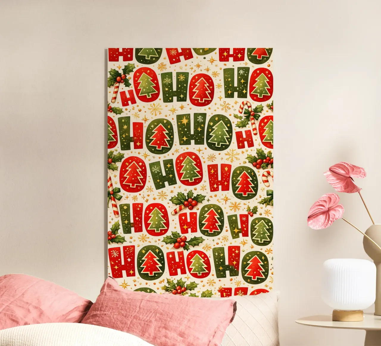 'Ho Ho' Pattern plexiglass da Nordic Noel Studio