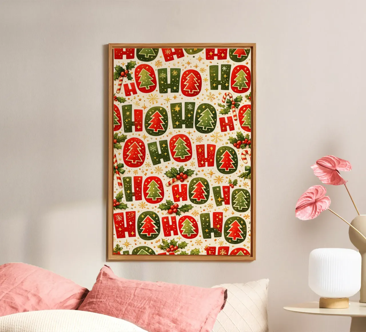 'Ho Ho' Pattern forex plate by Nordic Noel Studio