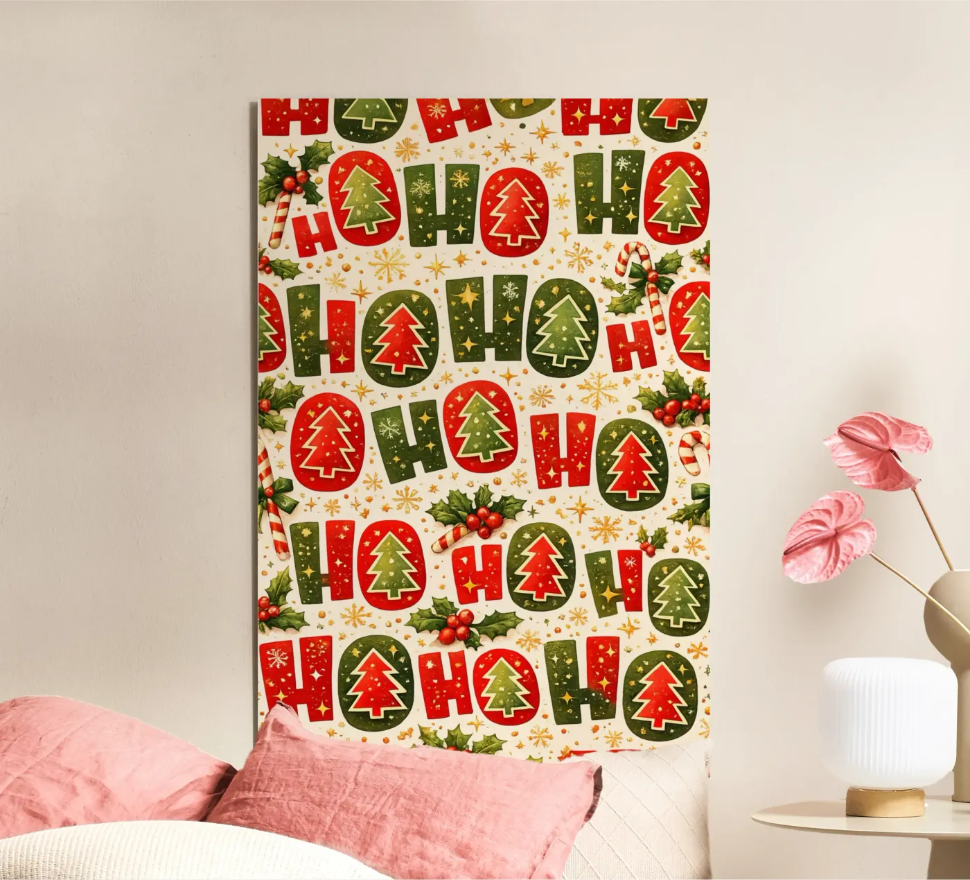 'Ho Ho' Pattern forex-plaat van Nordic Noel Studio