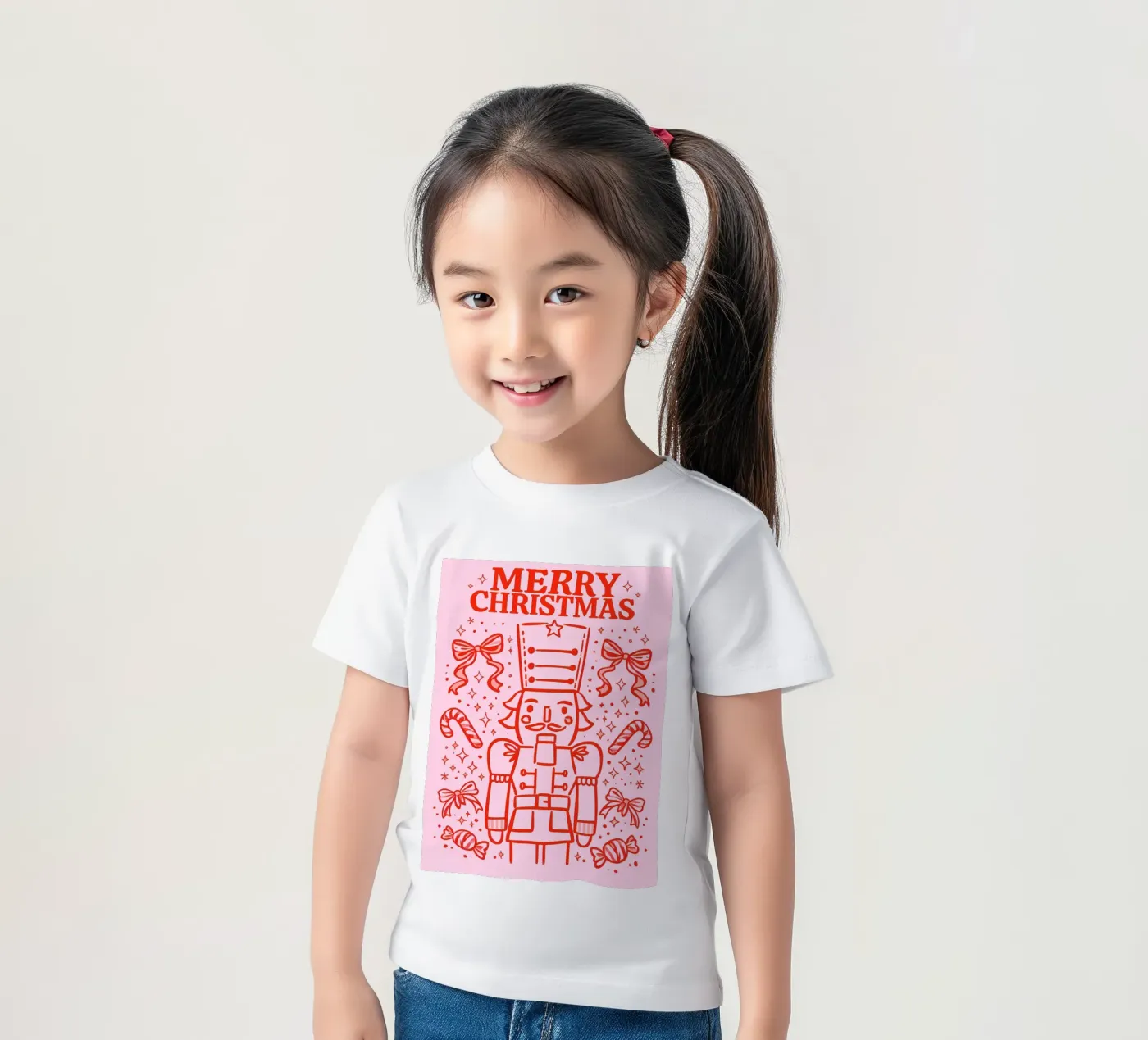 Candy Parade Nussknacker Kinder T-Shirt von Nordic Noel Studio