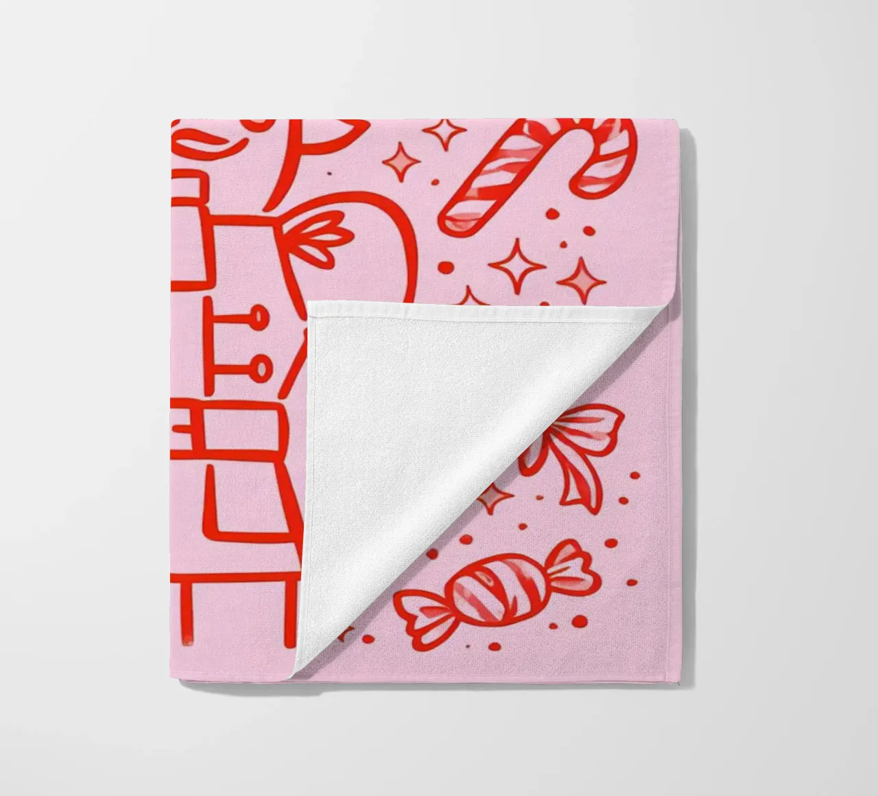 Candy Parade Nutcracker beach towel by Nordic Noel Studio