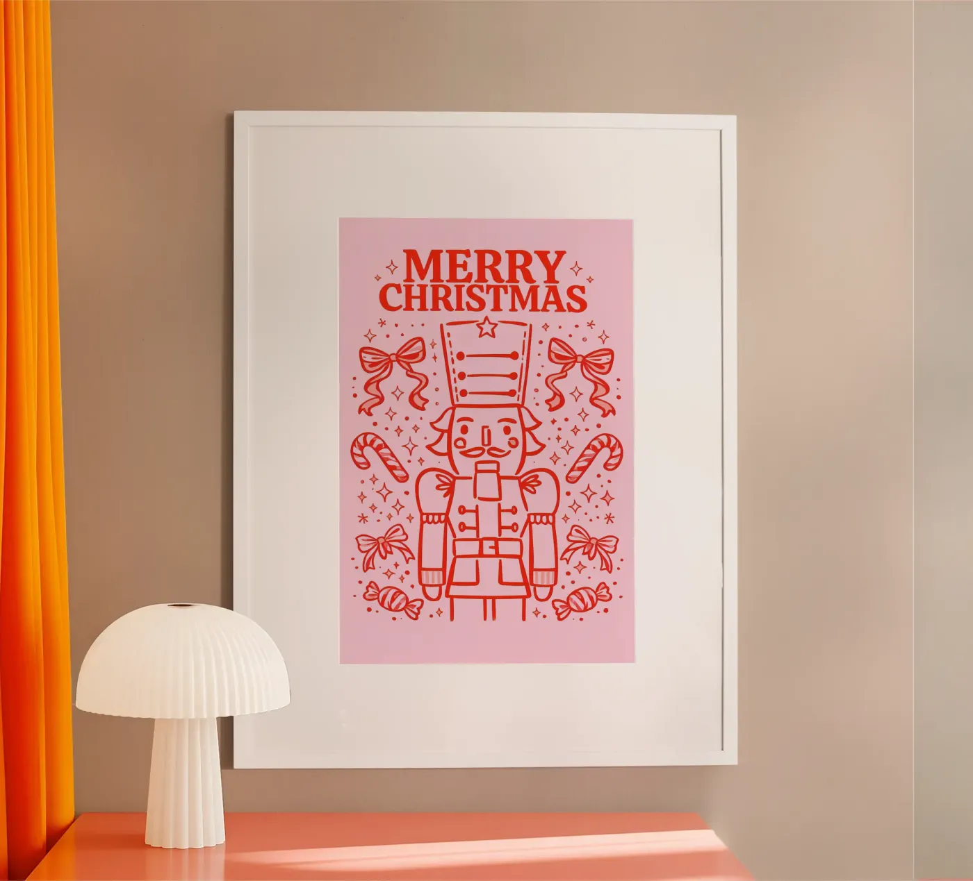 Candy Parade Nutcracker poster da Nordic Noel Studio