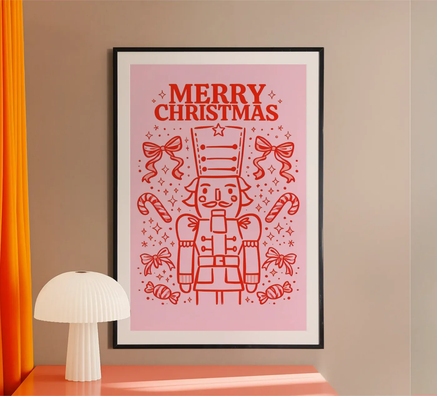 Candy Parade Nutcracker poster da Nordic Noel Studio