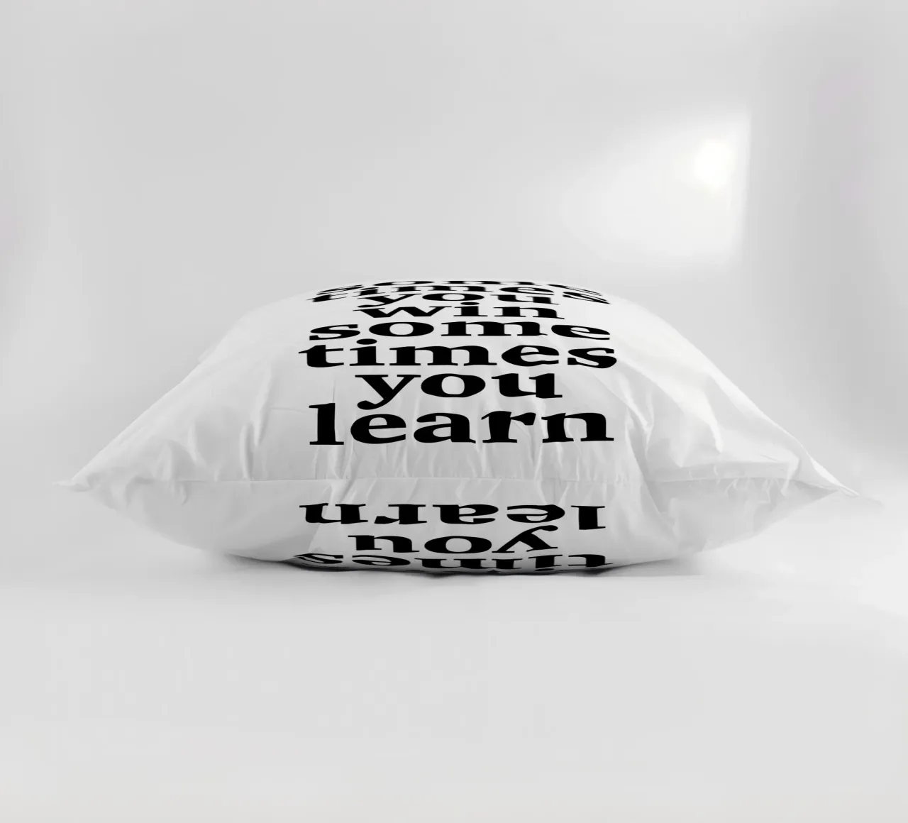 sometimes you win – sometimes you learn Kissen von The True Type