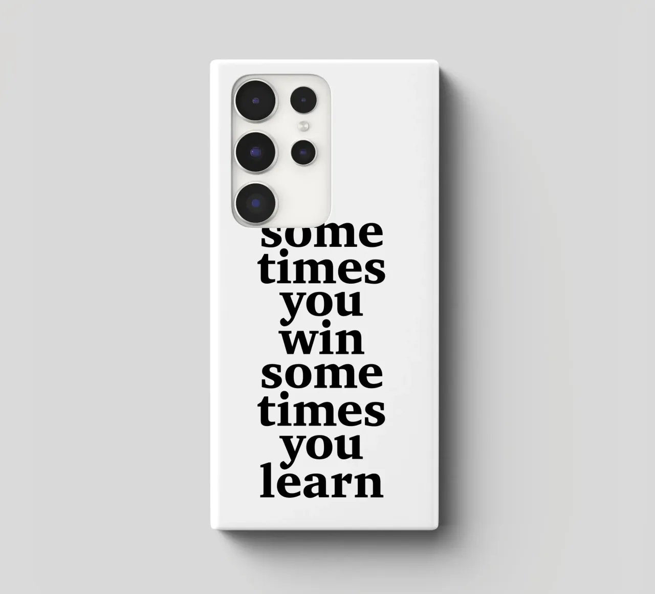 sometimes you win – sometimes you learn cover samsung da The True Type