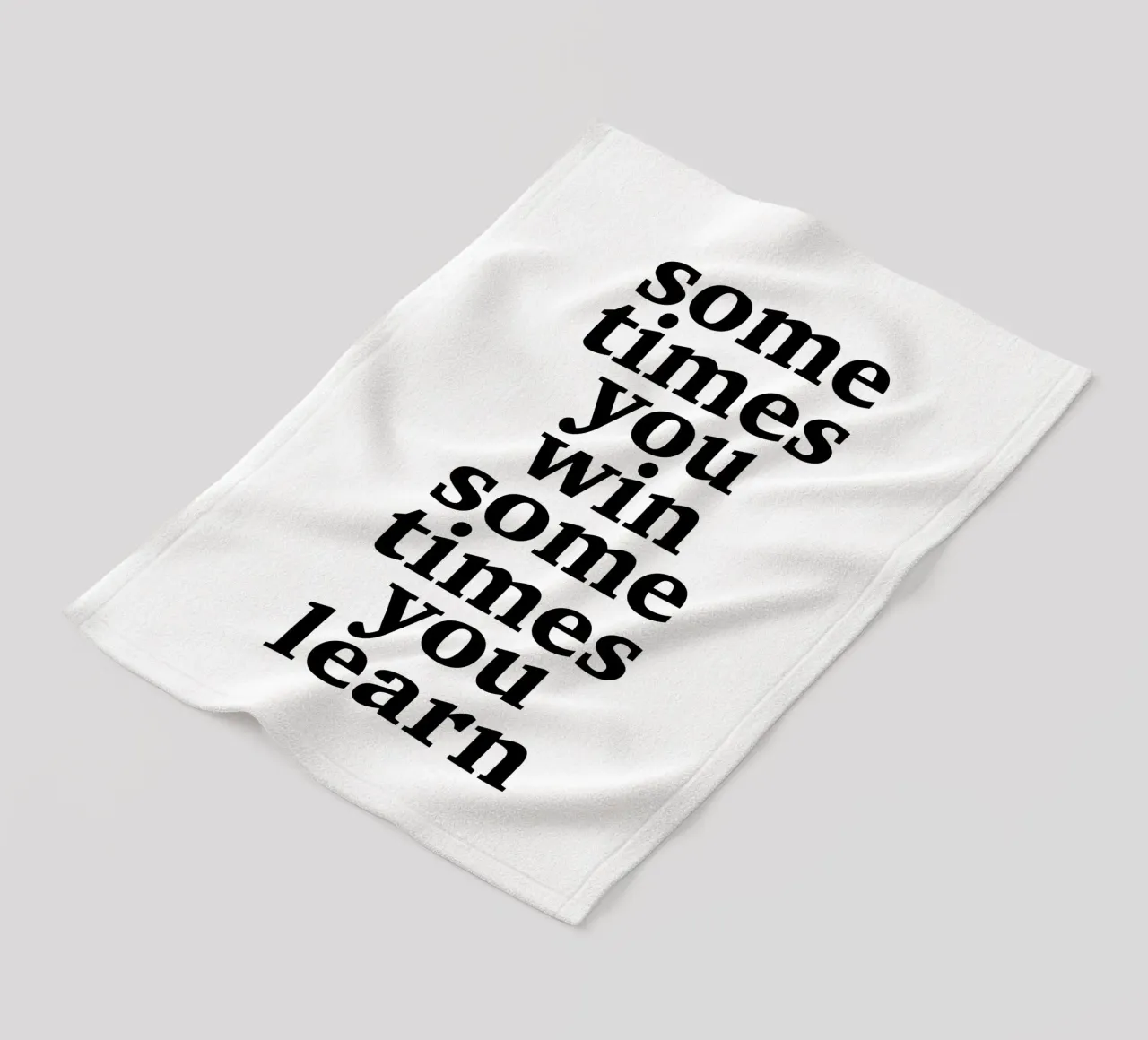 sometimes you win – sometimes you learn coperta in pile da The True Type