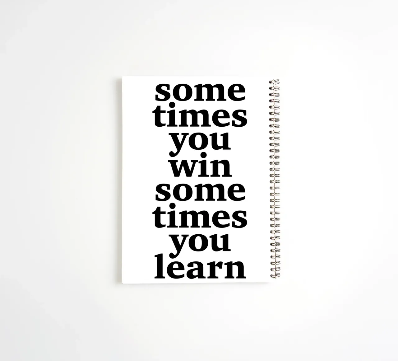 sometimes you win – sometimes you learn diario ad anelli da The True Type