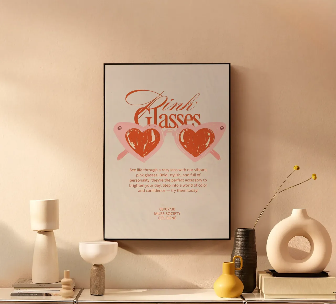 PINK GLASSES plexiglass da Muse Society Shop