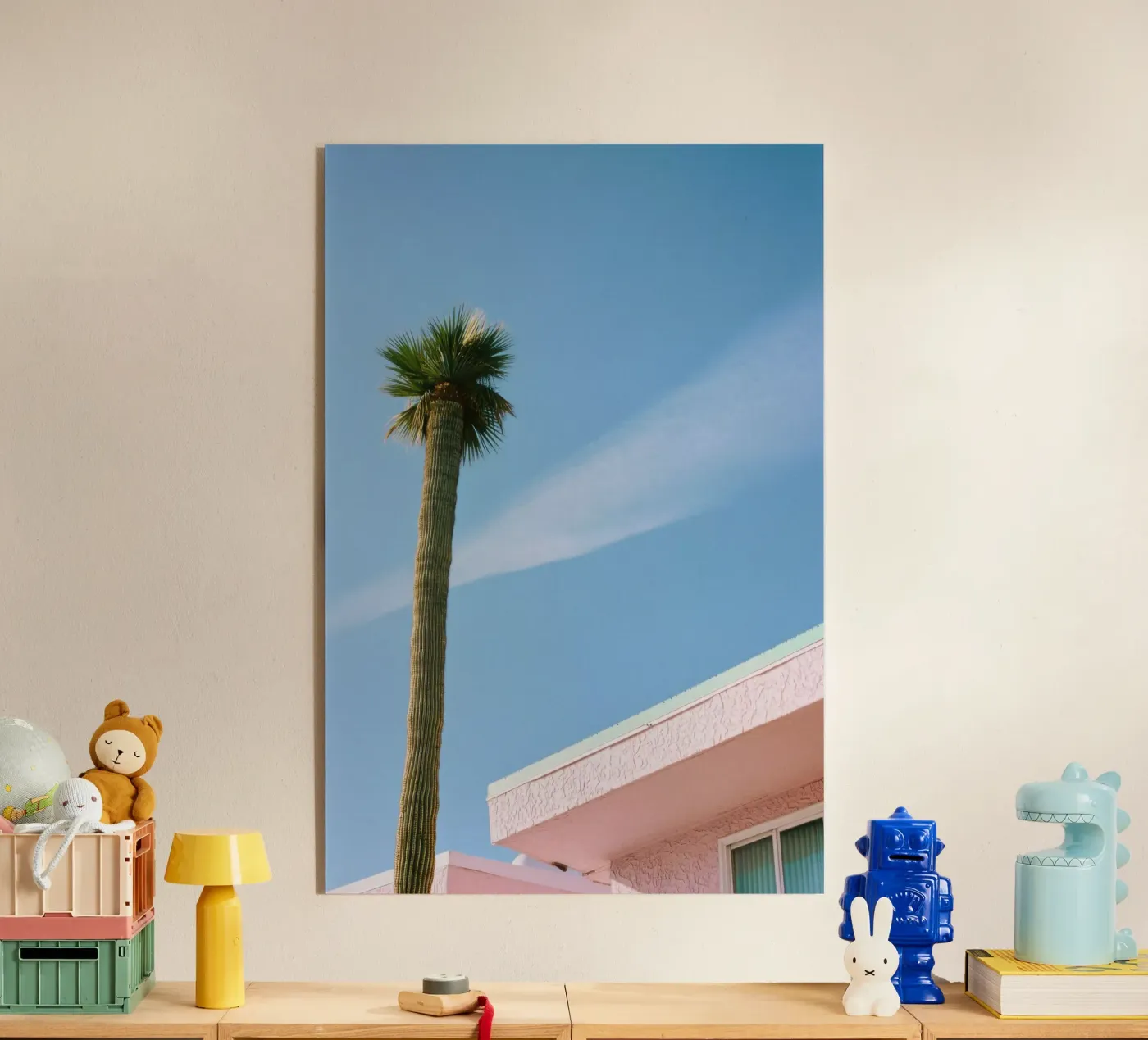 14 acryl van Pink California | Affiches & Posters