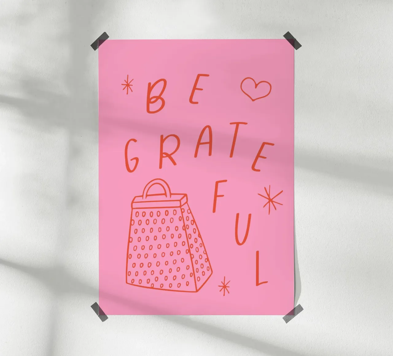BE CRATEFUL poster da Muse Society Shop