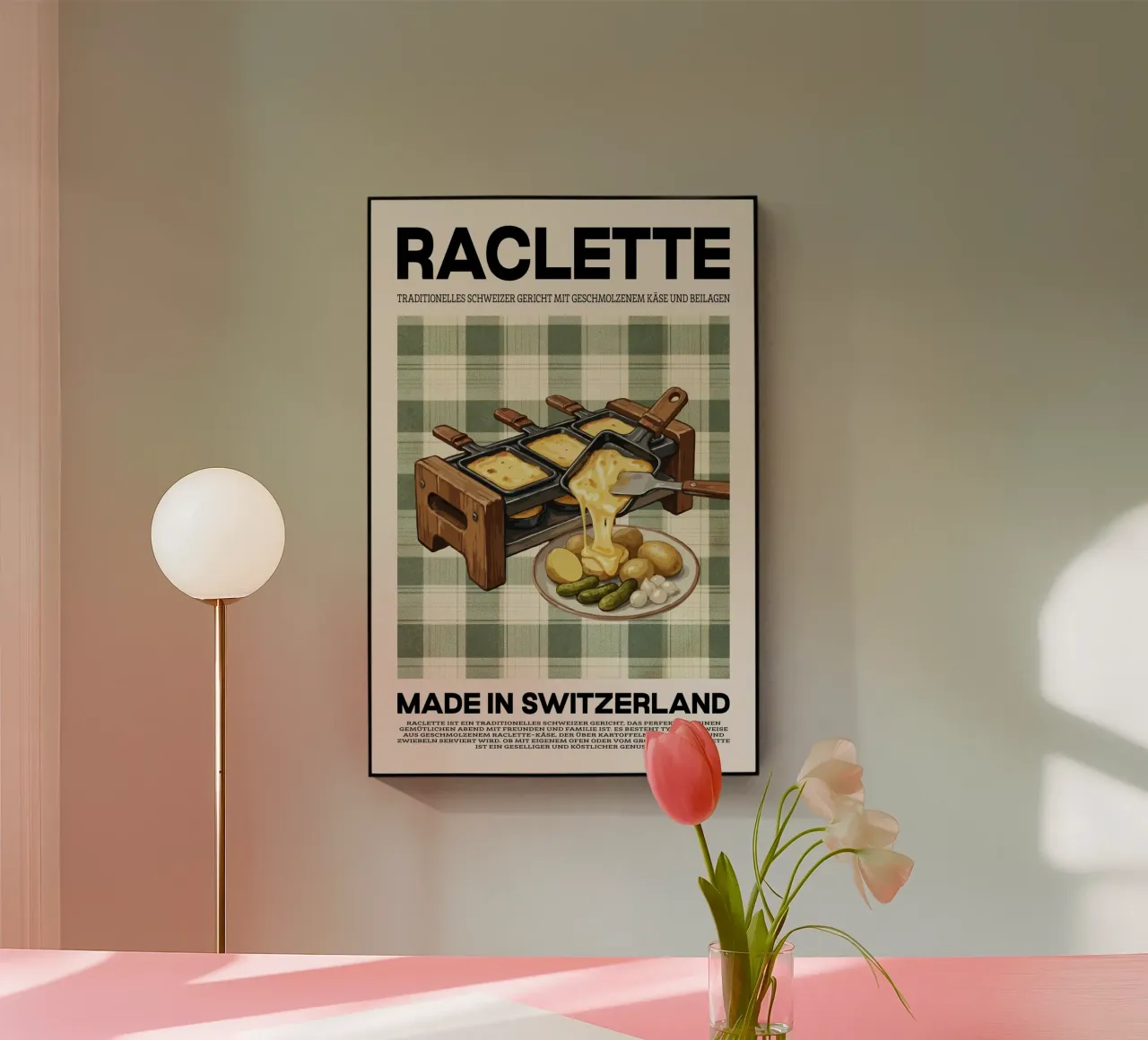 Poster per raclette plexiglass da PosterPrint