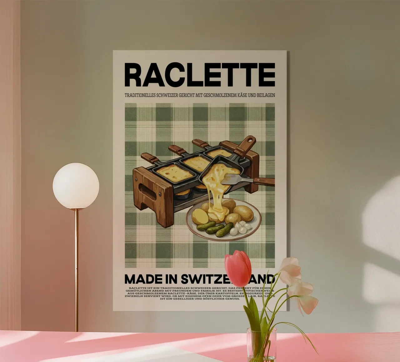 Poster per raclette plexiglass da PosterPrint