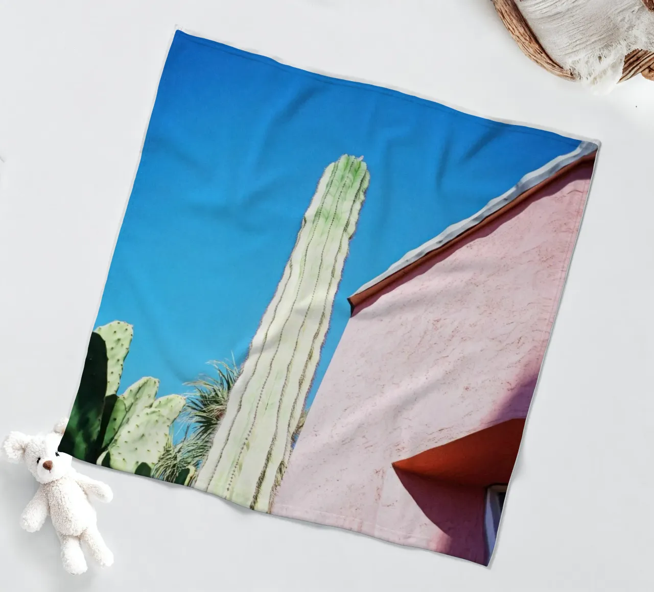 16 fleecedeken van Pink California | Affiches & Posters