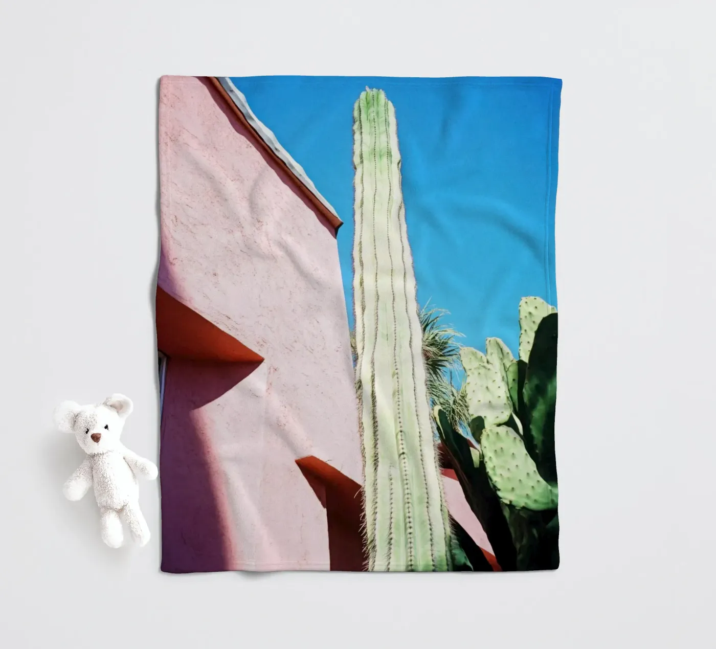 16 fleecedeken van Pink California | Affiches & Posters