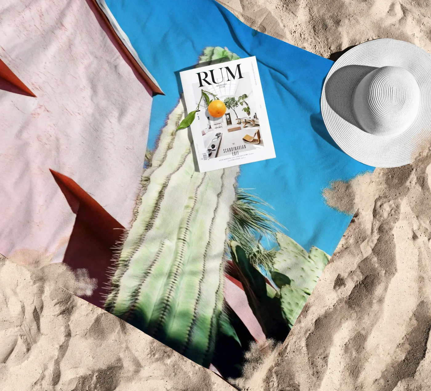 16 Strandtuch von Pink California | Affiches & Posters