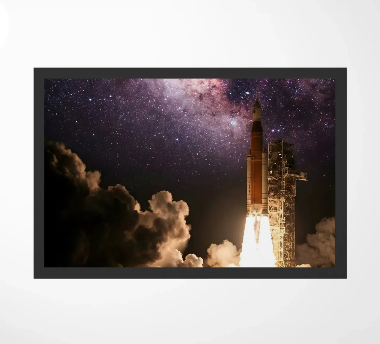 Lancio stellare - Razzo in ascesa verso la Via Lattea zerbino da Cosmic Reverie Creations