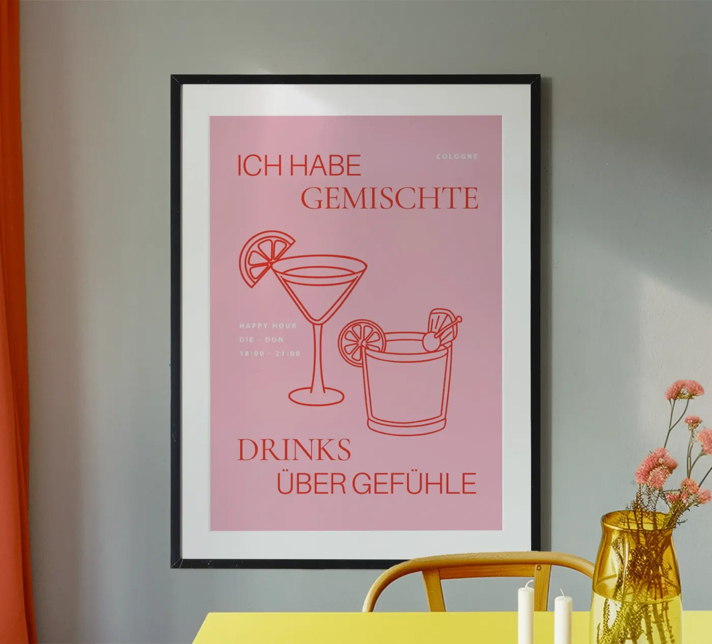 GEMISCHTE DRINKS Poster von Muse Society Shop