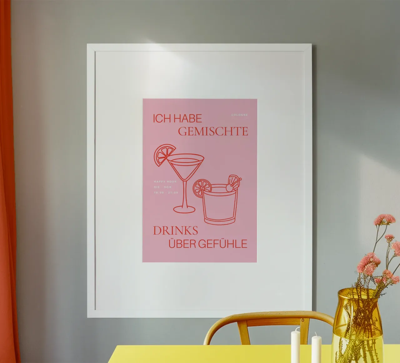 GEMISCHTE DRINKS poster da Muse Society Shop
