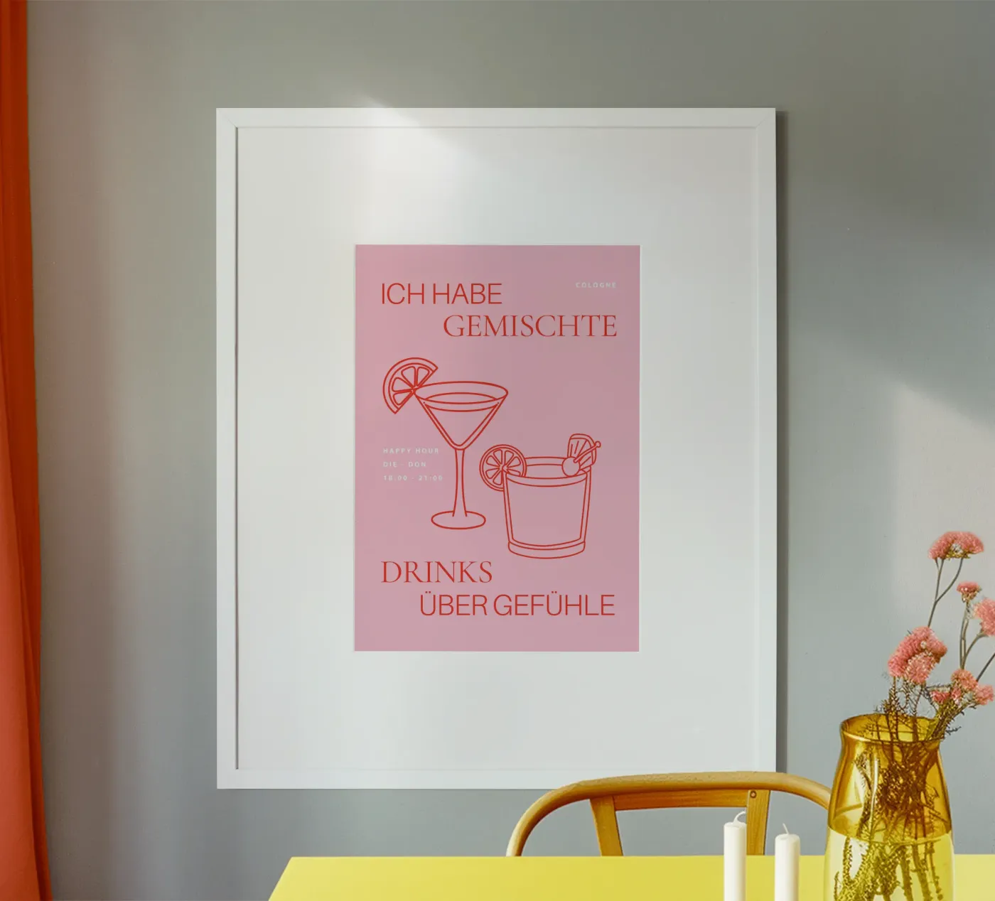 GEMISCHTE DRINKS Poster von Muse Society Shop