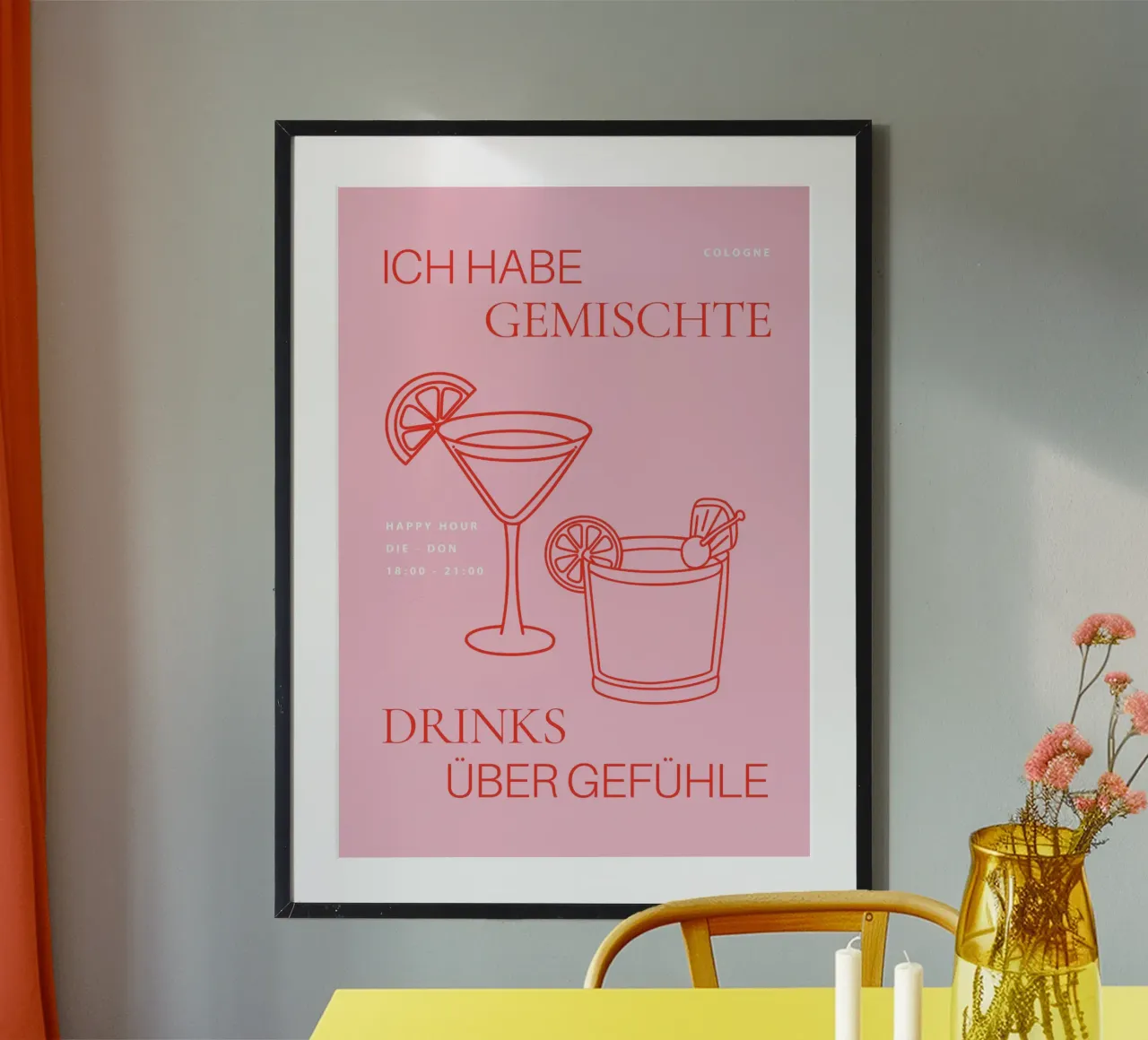 GEMISCHTE DRINKS poster da Muse Society Shop