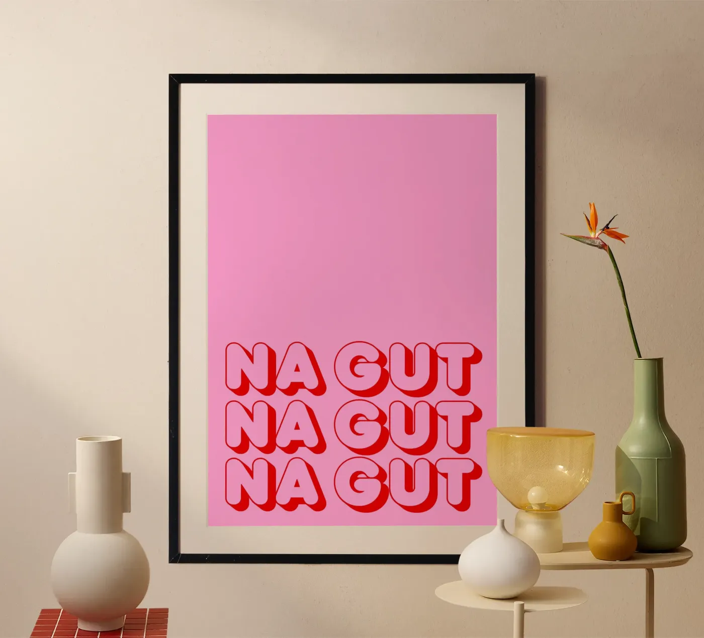 NA GUT poster da Muse Society Shop