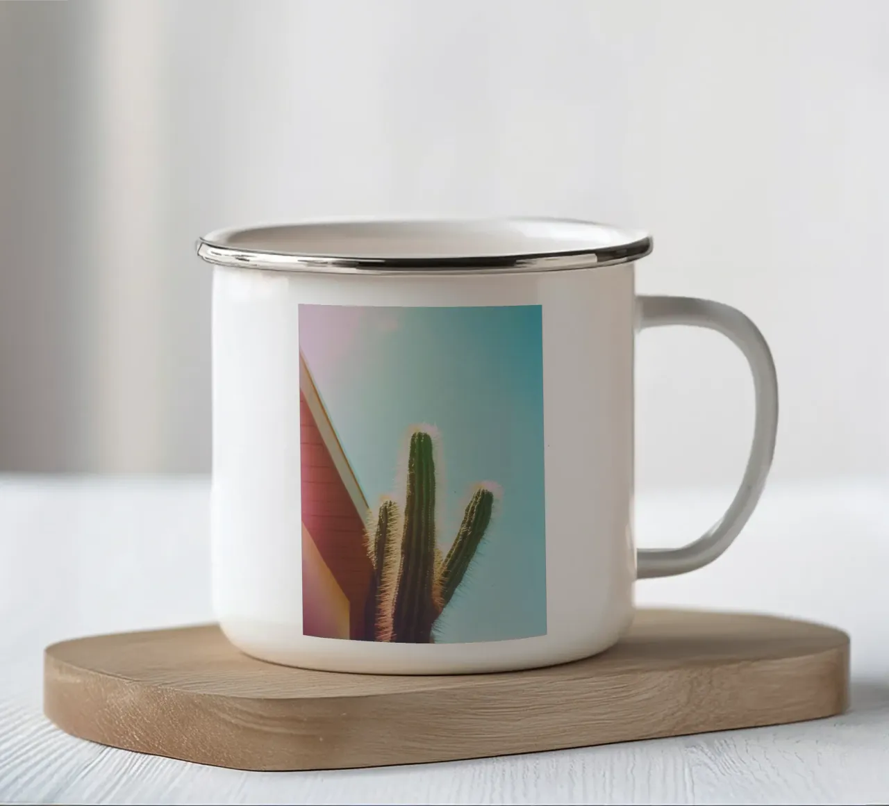 18 tazza in smalto da Pink California | Affiches & Posters