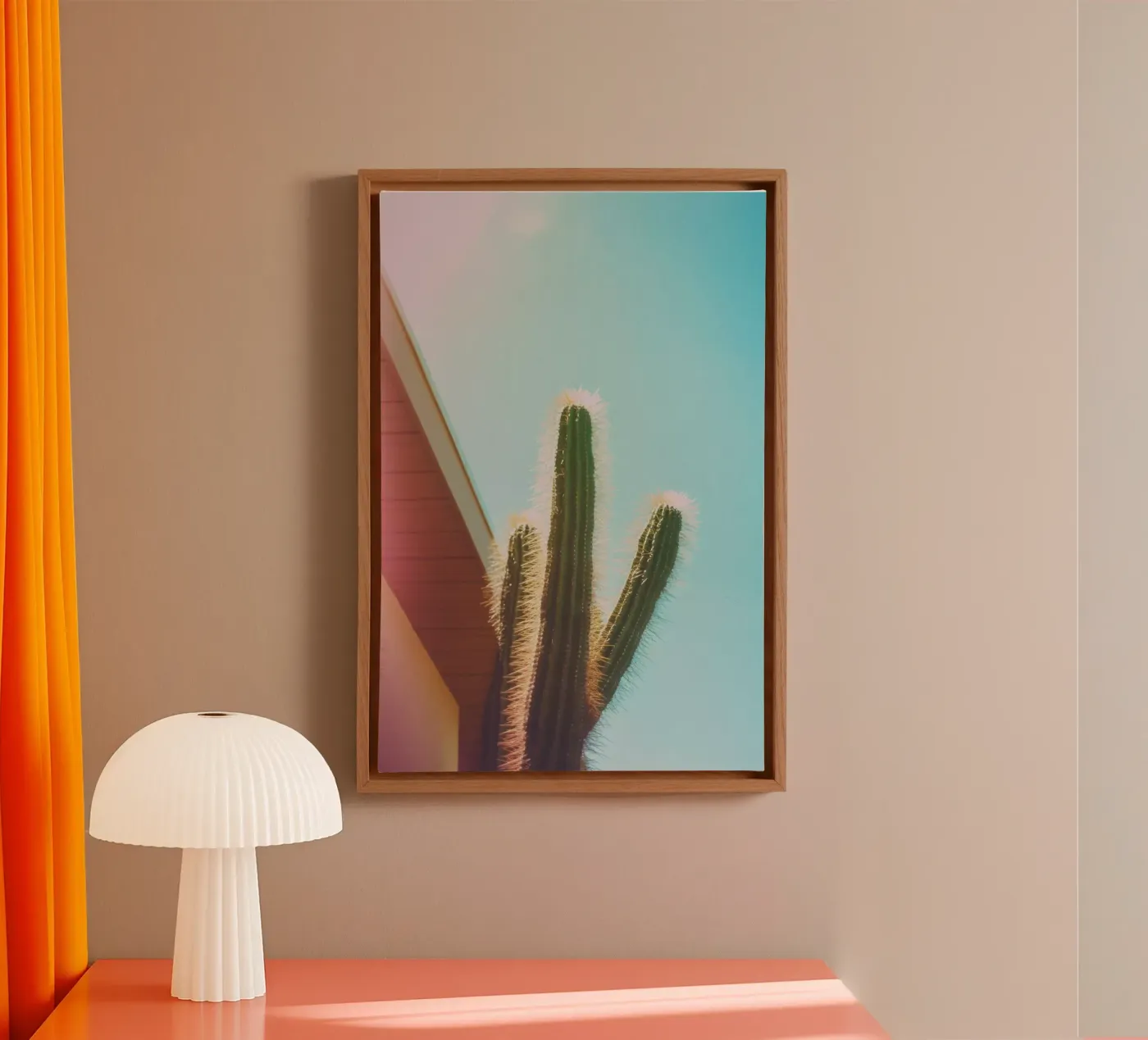 18 Leinwand von Pink California | Affiches & Posters