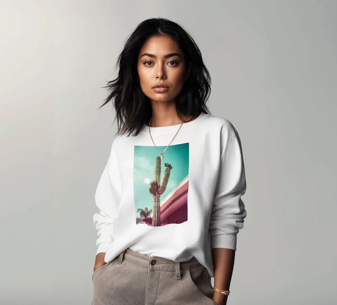 19 sweatshirt van Pink California | Affiches & Posters