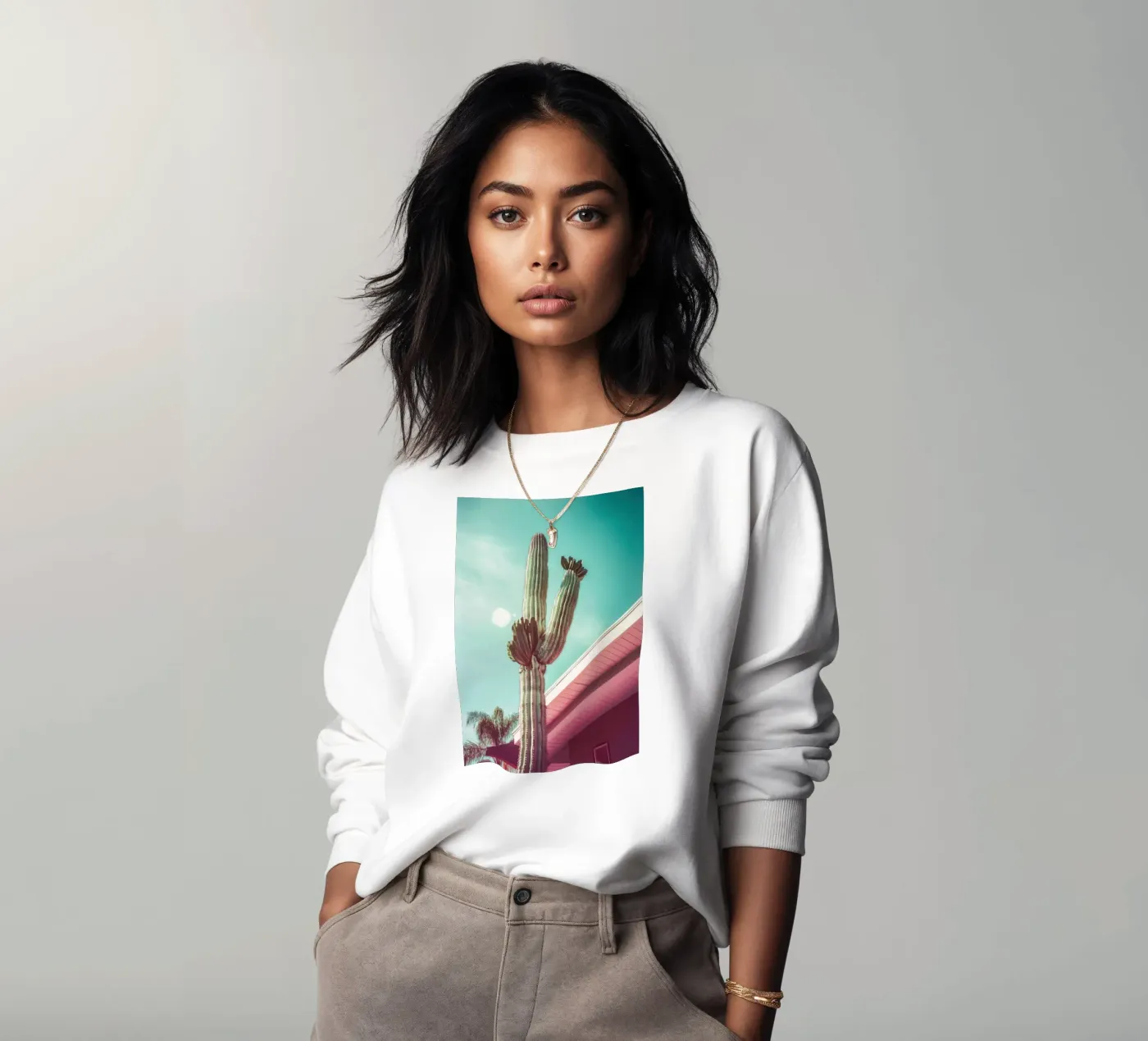 19 sweatshirt van Pink California | Affiches & Posters