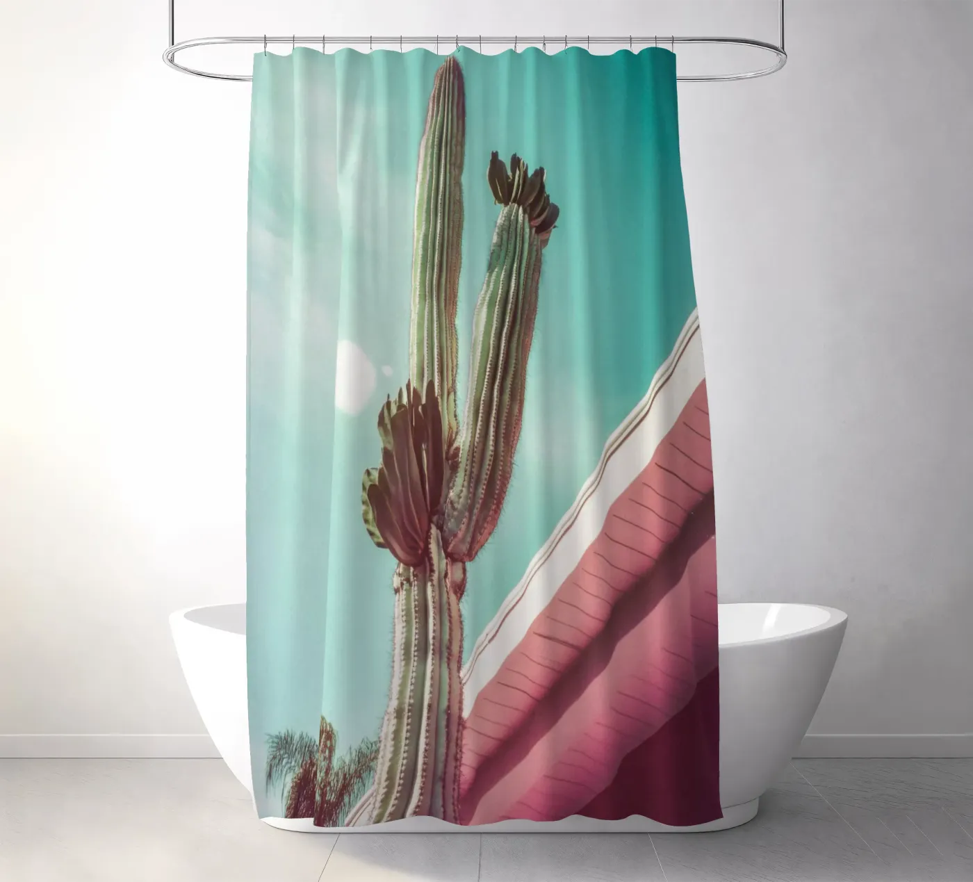 19 douchegordijn van Pink California | Affiches & Posters