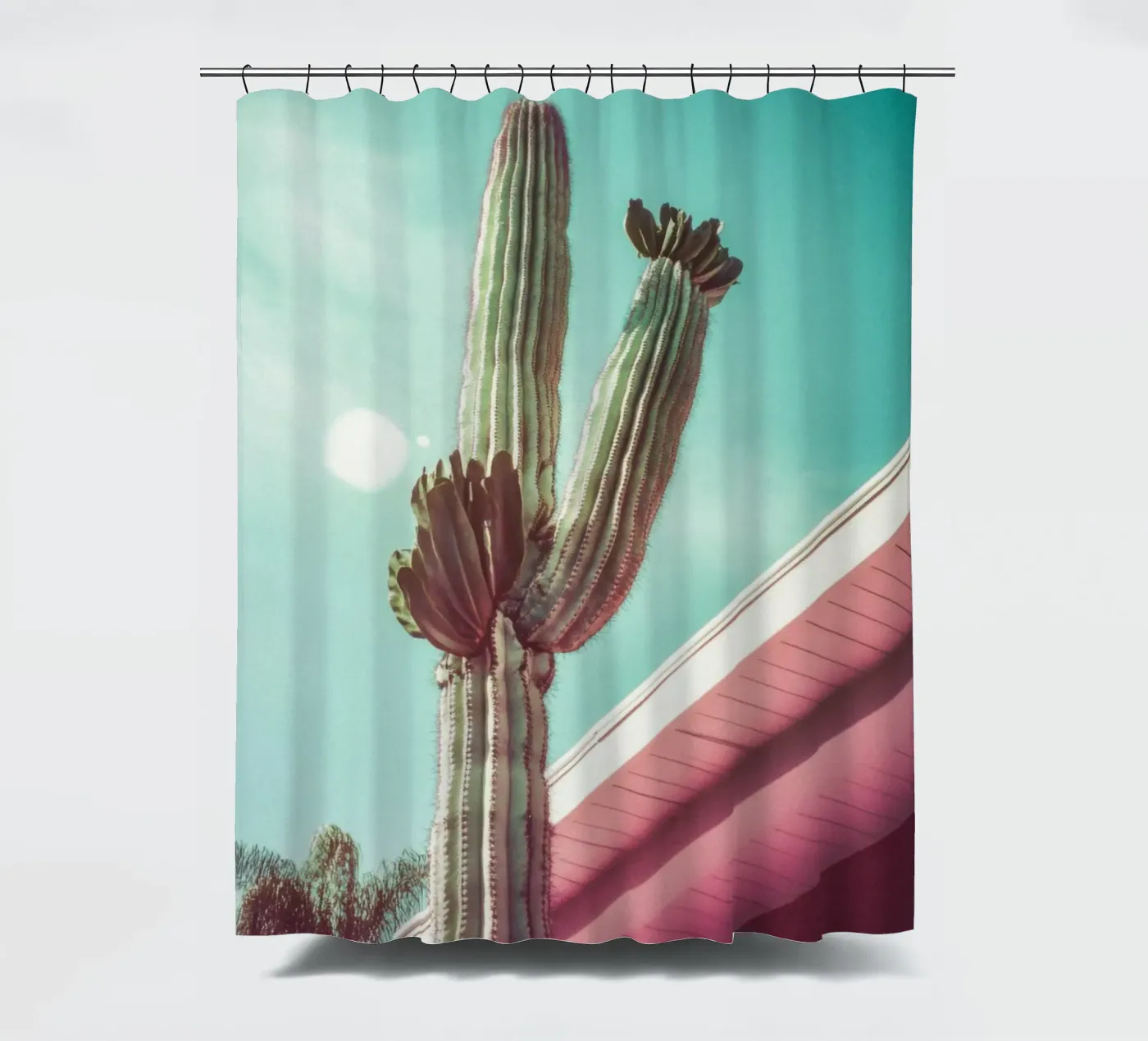 19 douchegordijn van Pink California | Affiches & Posters