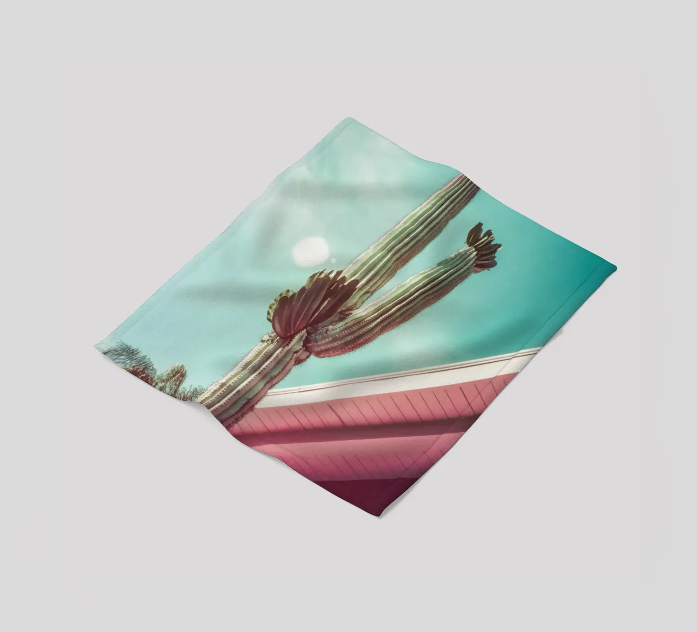 19 fleecedeken van Pink California | Affiches & Posters