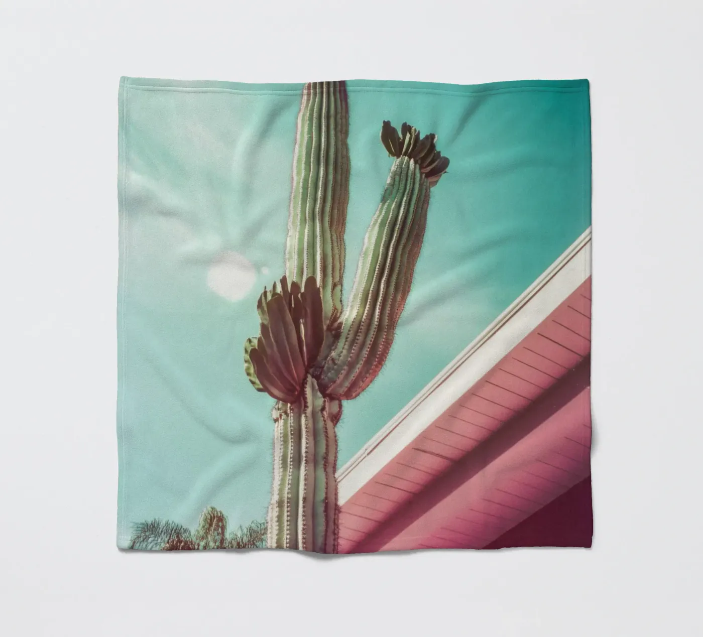 19 fleecedeken van Pink California | Affiches & Posters