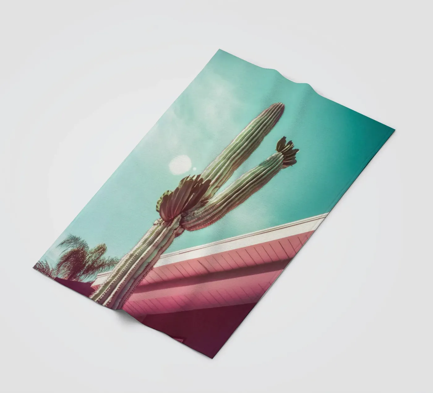 19 fleecedeken van Pink California | Affiches & Posters