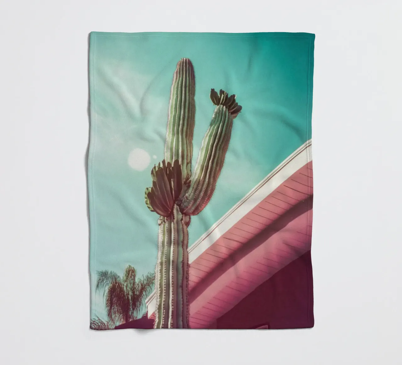 19 fleecedeken van Pink California | Affiches & Posters