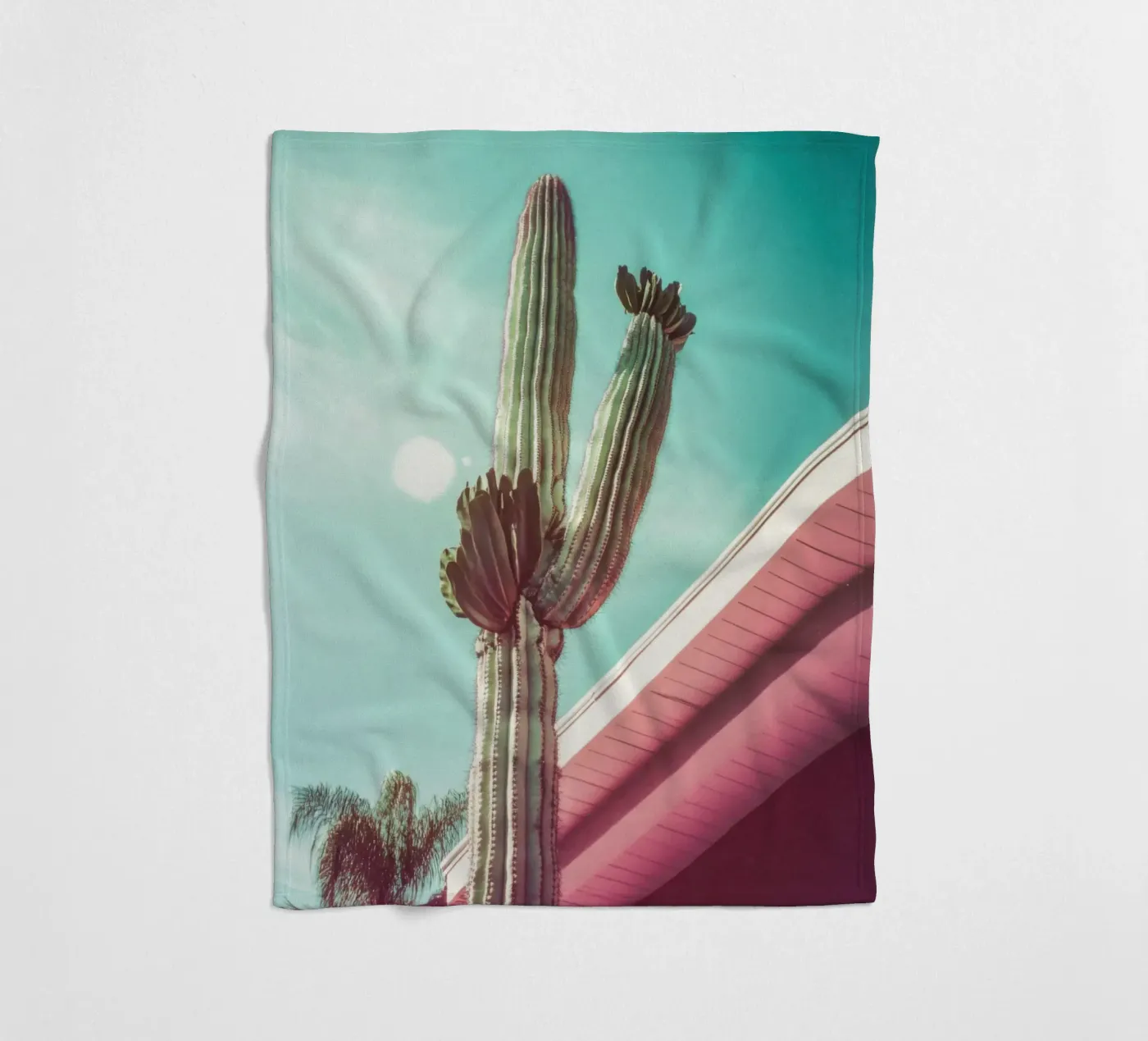 19 fleecedeken van Pink California | Affiches & Posters