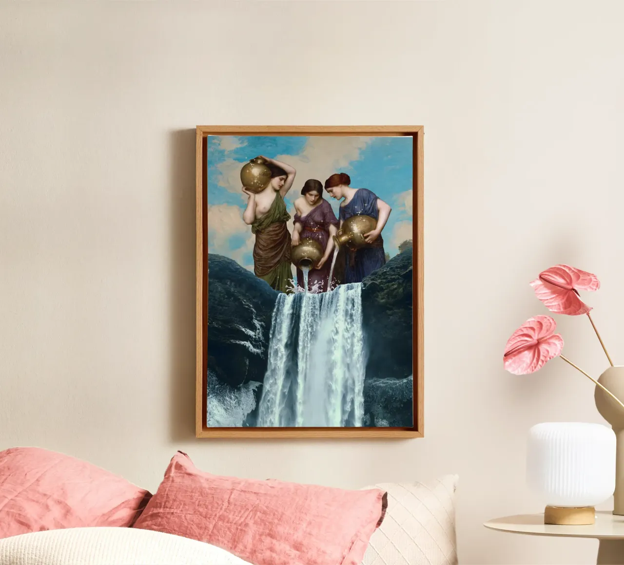 Magic Waterfall tela con Cornice a cassetta da Dikhotomy