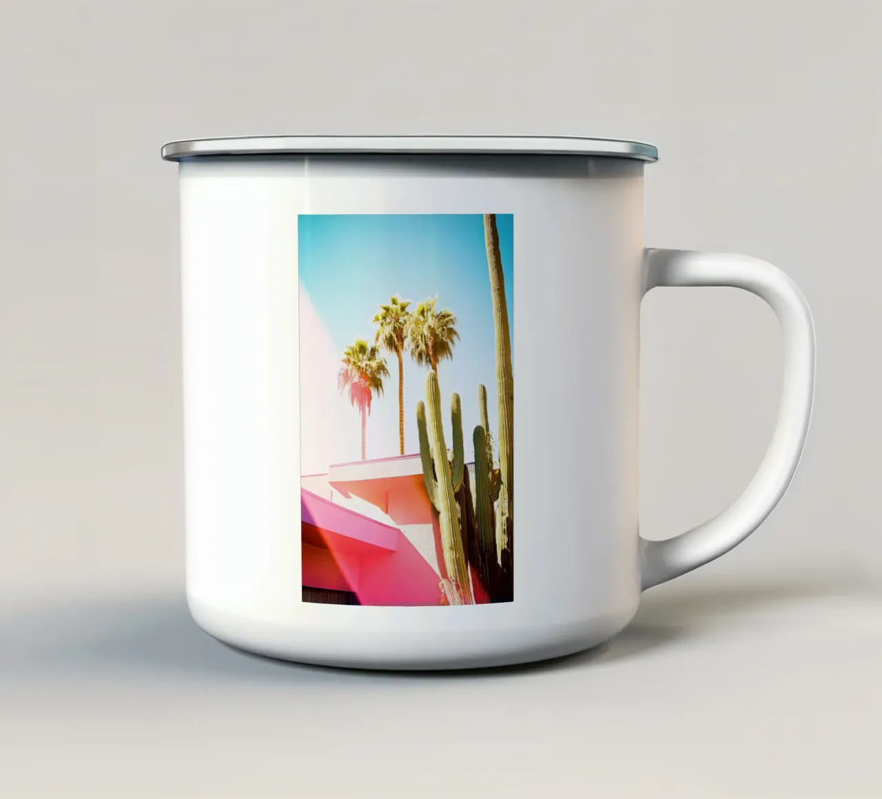20 tazza in smalto da Pink California | Affiches & Posters