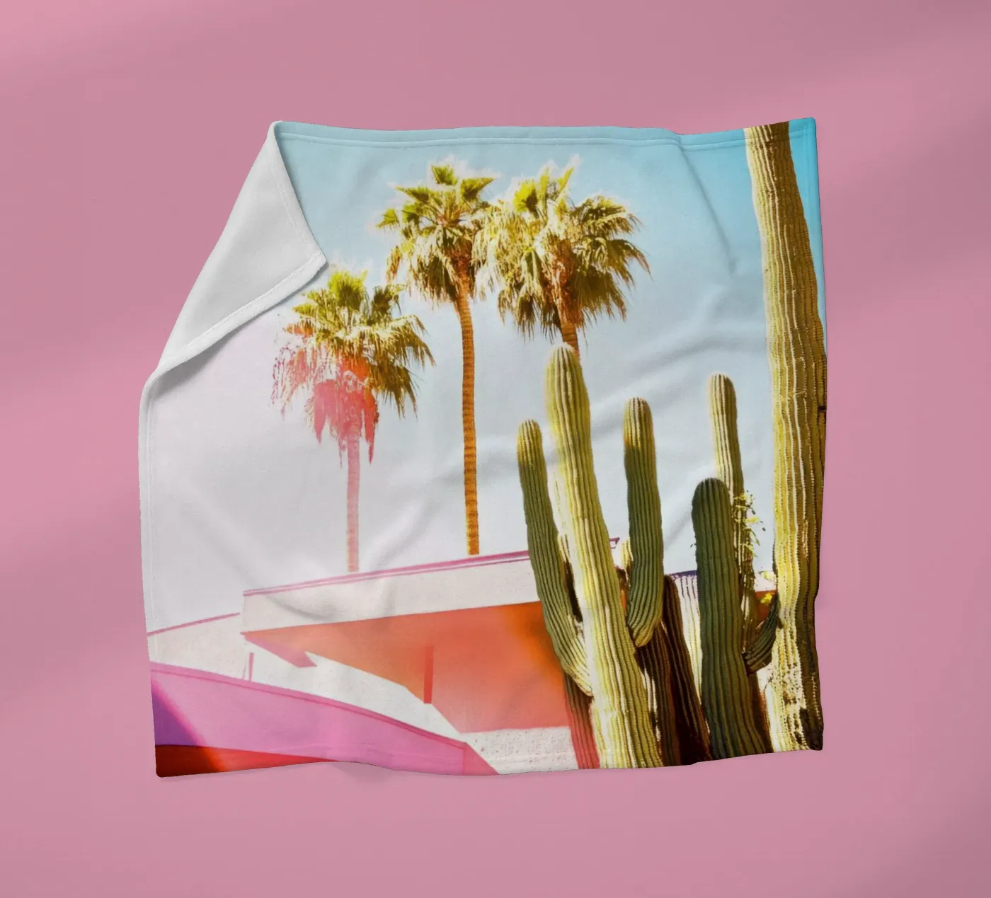 20 fleecedeken van Pink California | Affiches & Posters