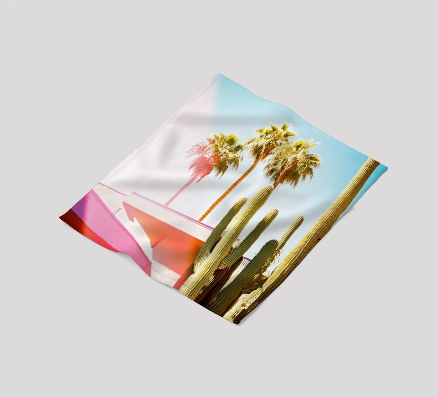 20 fleecedeken van Pink California | Affiches & Posters