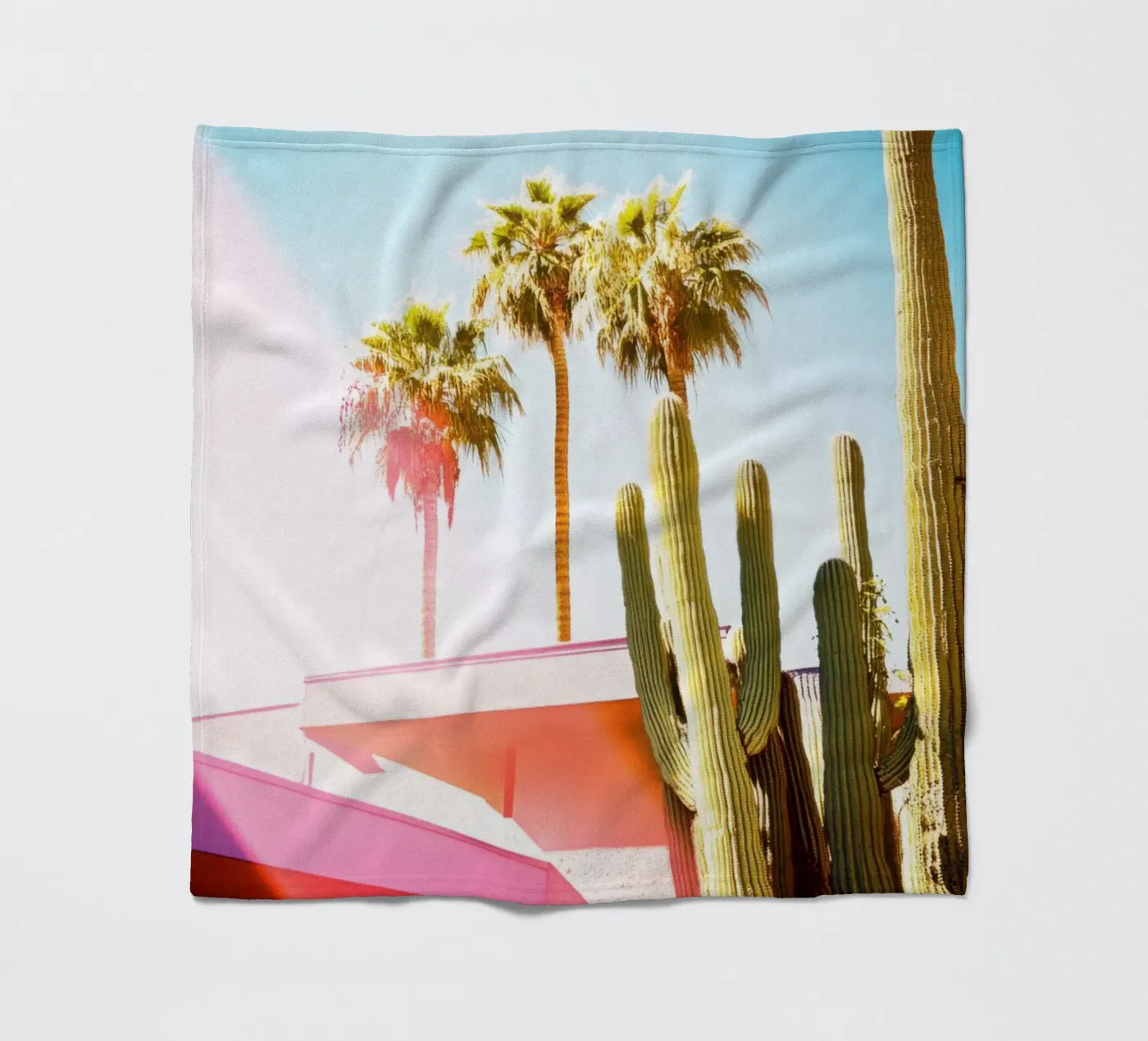 20 fleecedeken van Pink California | Affiches & Posters