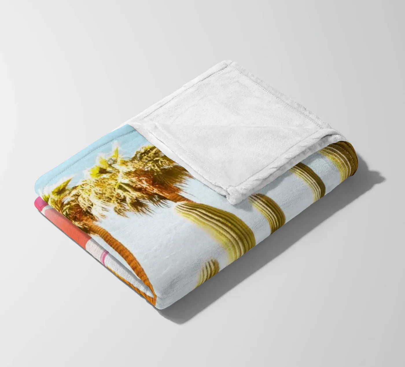 20 fleecedeken van Pink California | Affiches & Posters