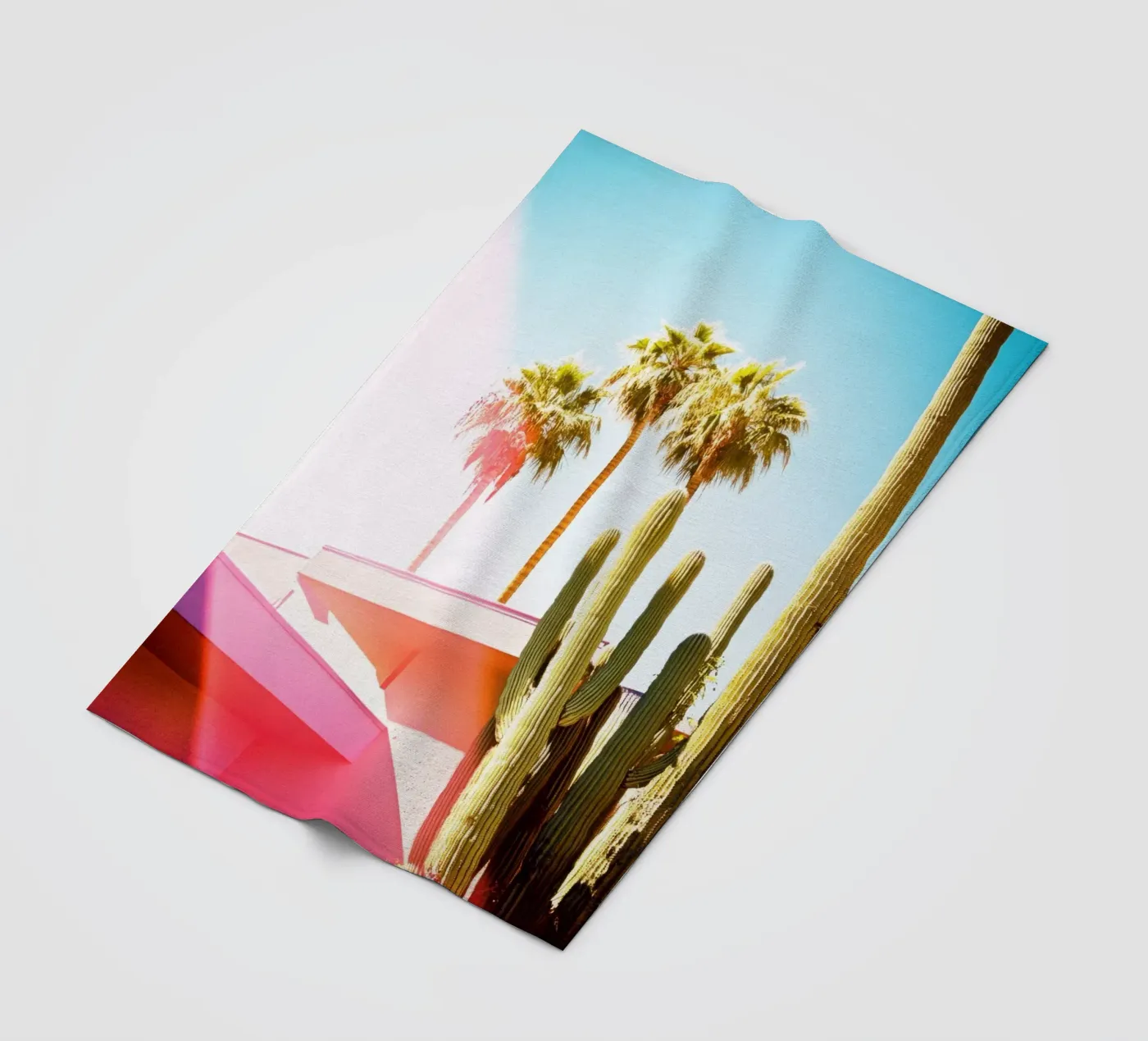20 fleecedeken van Pink California | Affiches & Posters