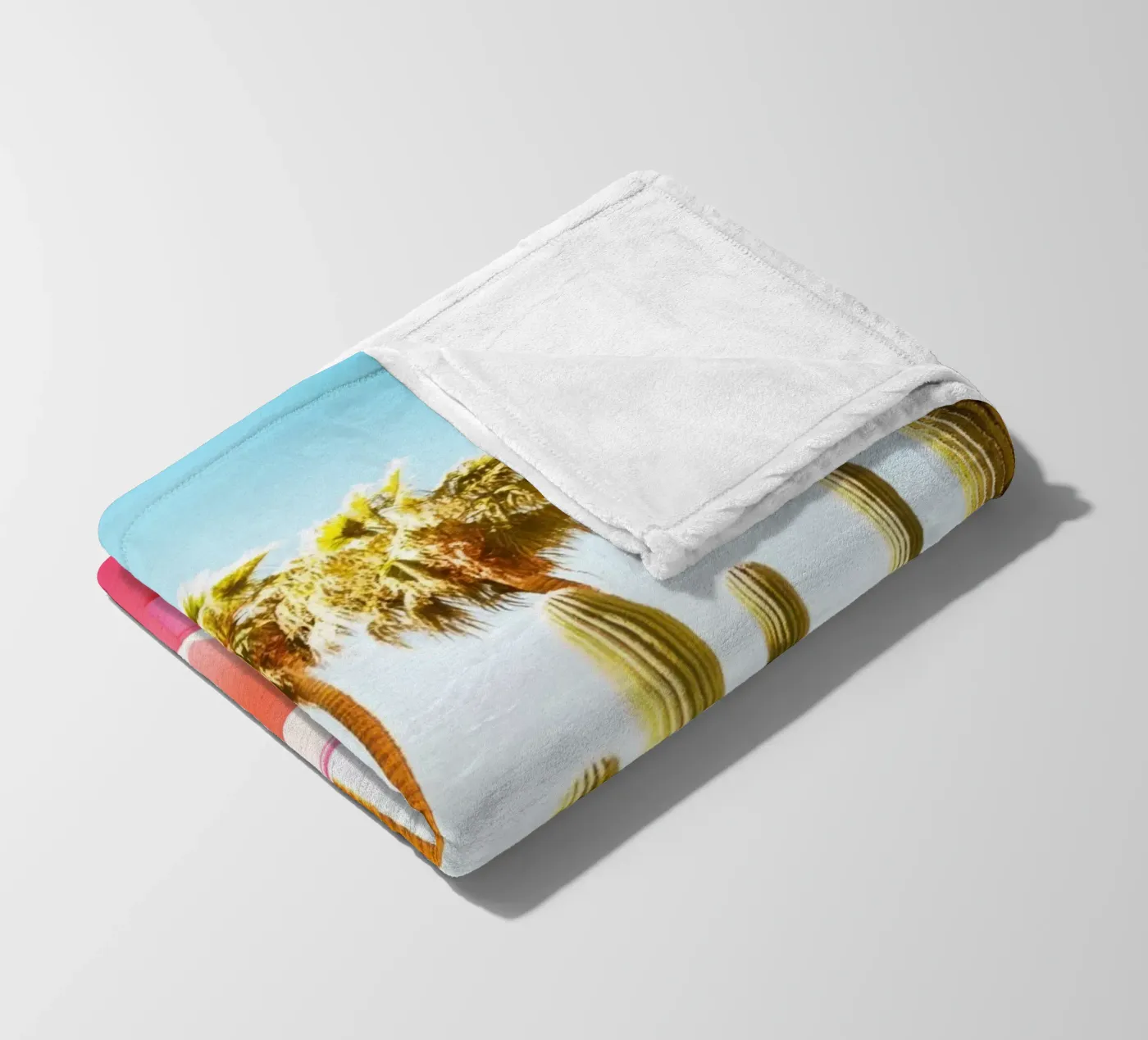 20 fleecedeken van Pink California | Affiches & Posters