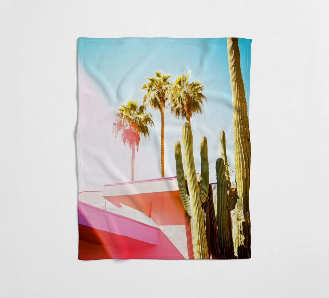 20 fleecedeken van Pink California | Affiches & Posters