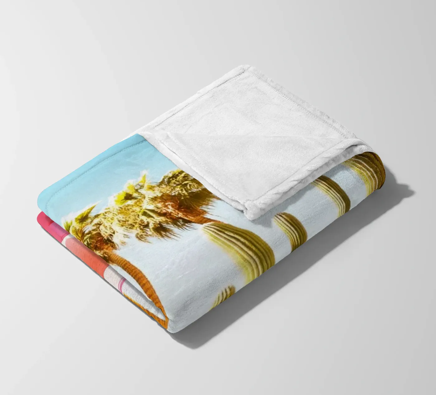 20 fleecedeken van Pink California | Affiches & Posters